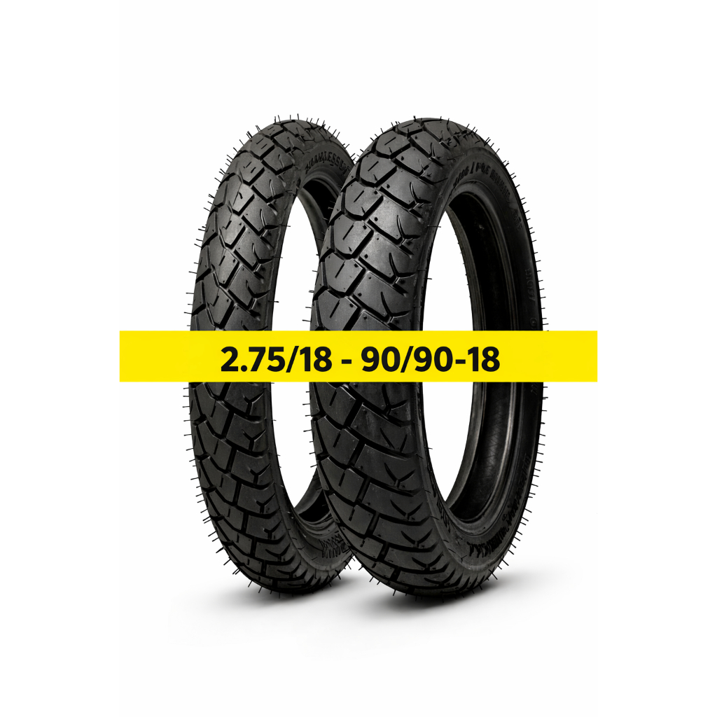 PNEU DE MOTO CG 125 TITAN 150 FAN 160 HONDA YBR YAMAHA PROMOÇÃO BORRACHA PREMIUM