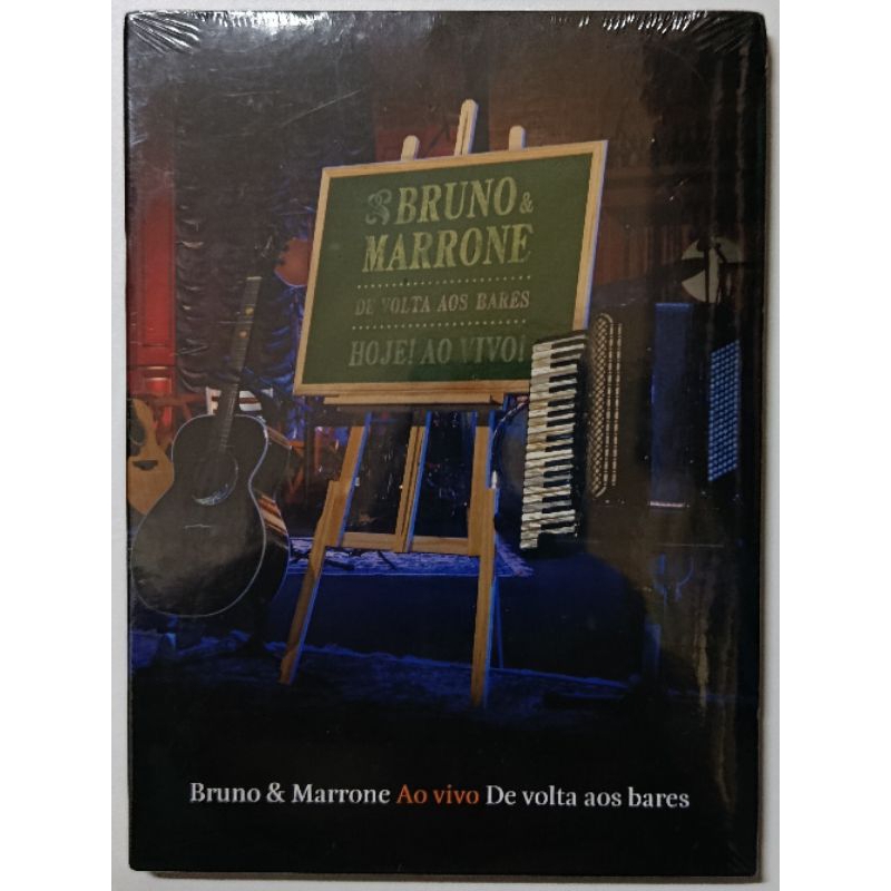 DVD - BRUNO & MARRONE - ( DE VOLTA AOS BARES ) - HOJE! AO VIVO!