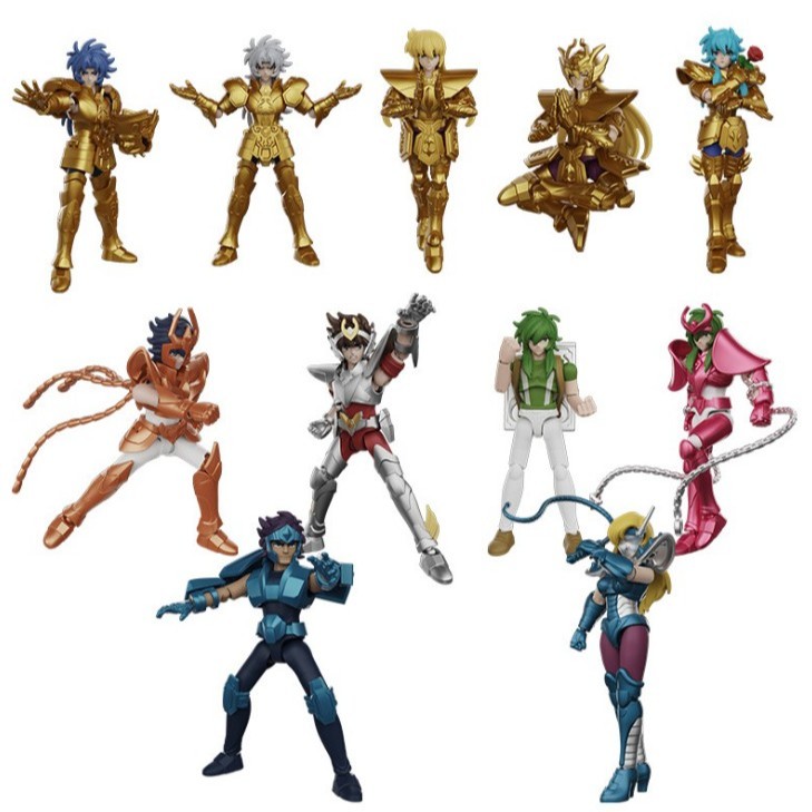 Blokees Boneco Articulado Cavaleiros do Zodiaco Vol.4 Saint Seiya Galaxy Version 4 Action Figure