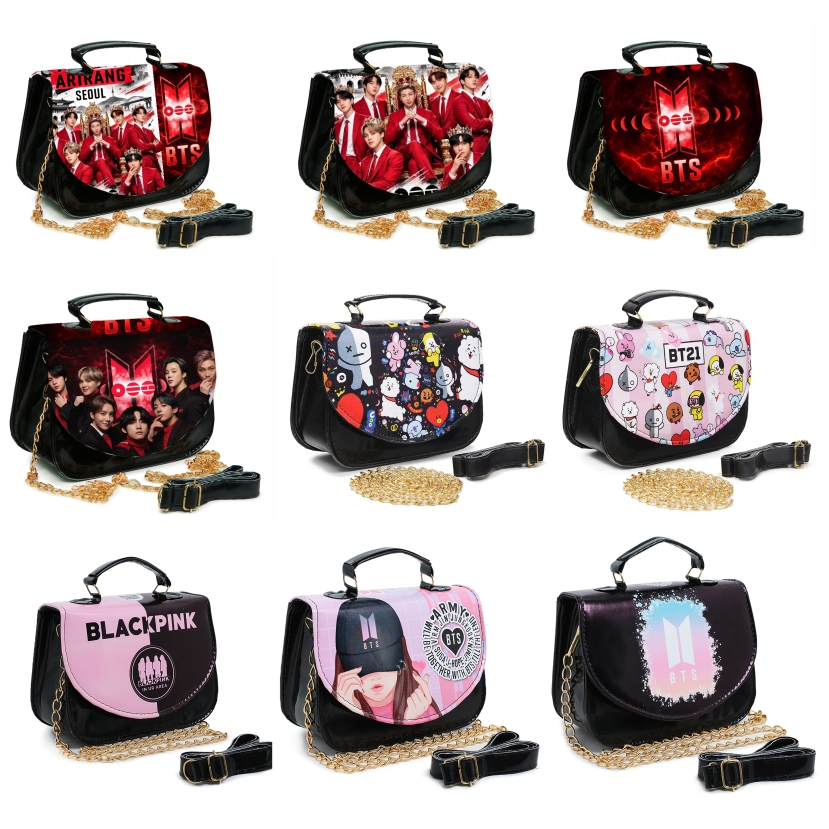 Bolsa Luxo Banda Kpop Pequena e Causal / Escolha sua Estampa: em Oferta na Shopee