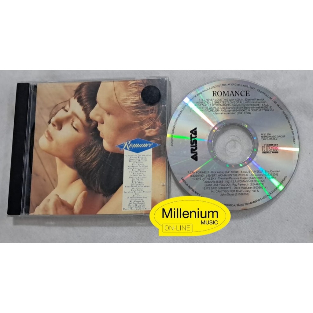 CD  Romance Volume 2 - 1995 Original Gravadora Colecionador Ótimo Estado
