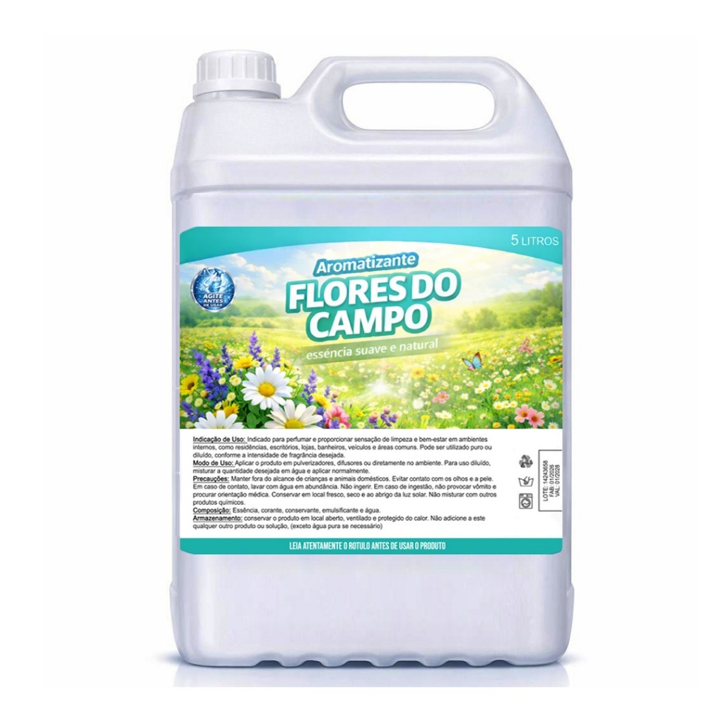 Cheirinho Aromatizante Flores Do Campo Top Premium - 5 Lts