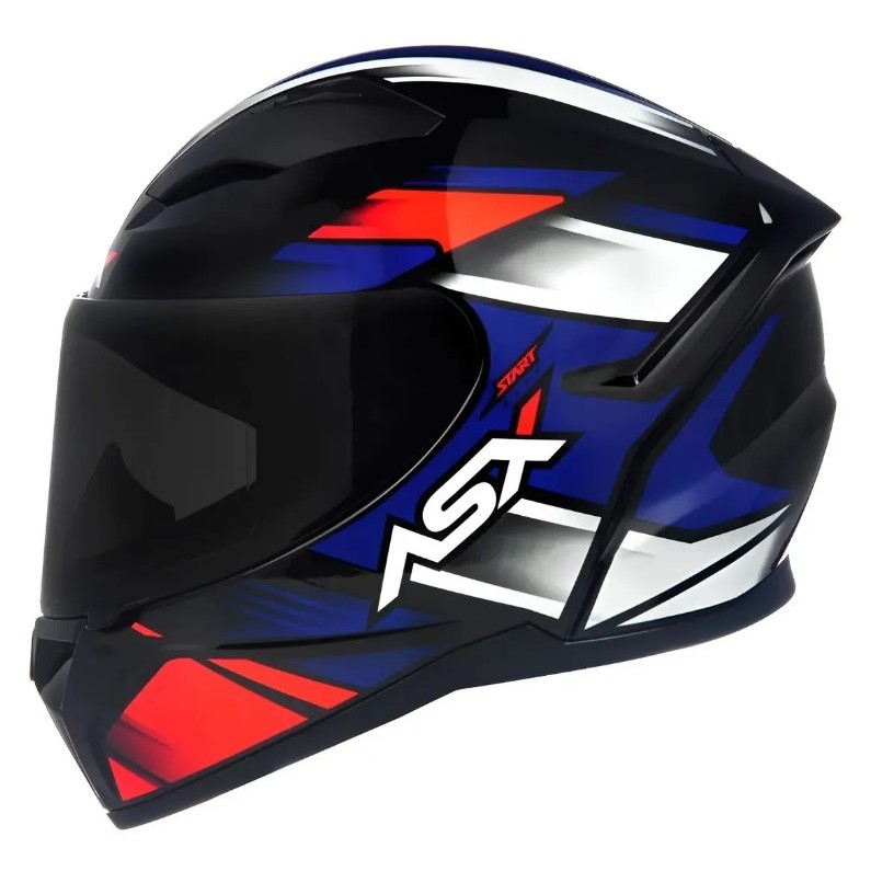 CAPACETE ASX CITY MODELOS DIVERSOS LANÇAMENTO START ARROW BAVETE E NARIGUEIRA + VISEIRA CRISTAL