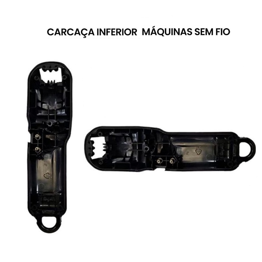 Carcaça Traseira para Máquina de Corte Sem Fio | Carcaça Inferior Profissional Barbeiro