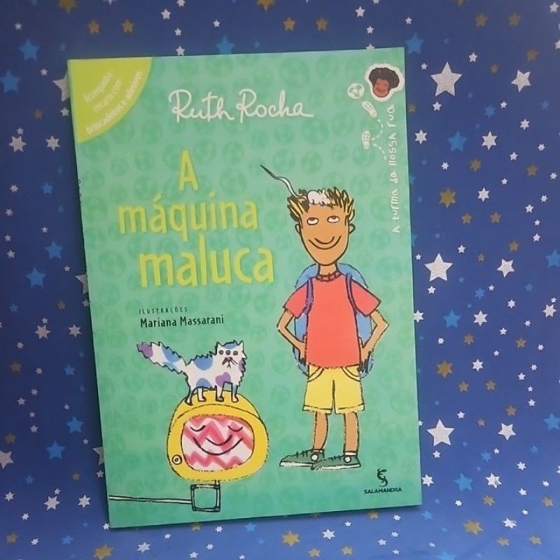 Livro: A Máquina Maluca - Salamandra - com encarte e suplemento - NOVO
