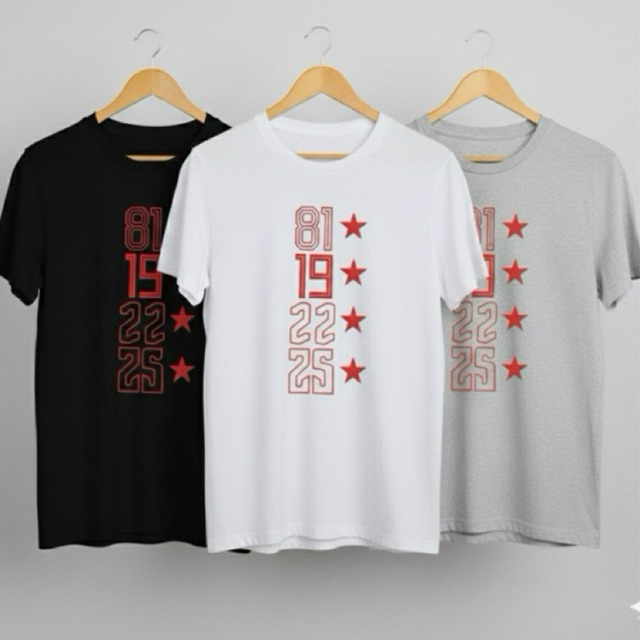 Camiseta Campeão Libertadores Tetra maior do Brasil casual unissex T-shirt