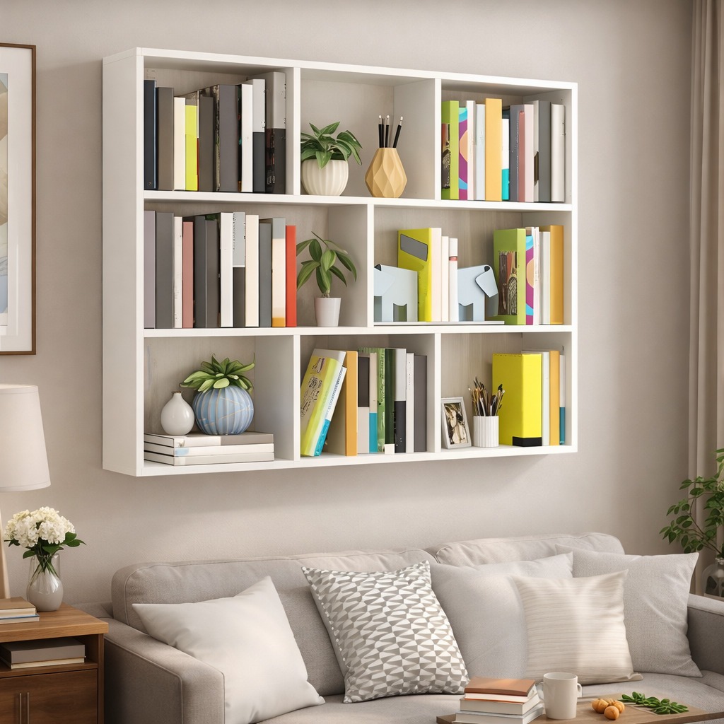 NICHO CUBO ORGANIZADOR 90X90CM BRANCO PRATELEIRA MULTIFUNCIONAL ESTANTE MODERNA PARA LIVROS E DECORAÇÃO
