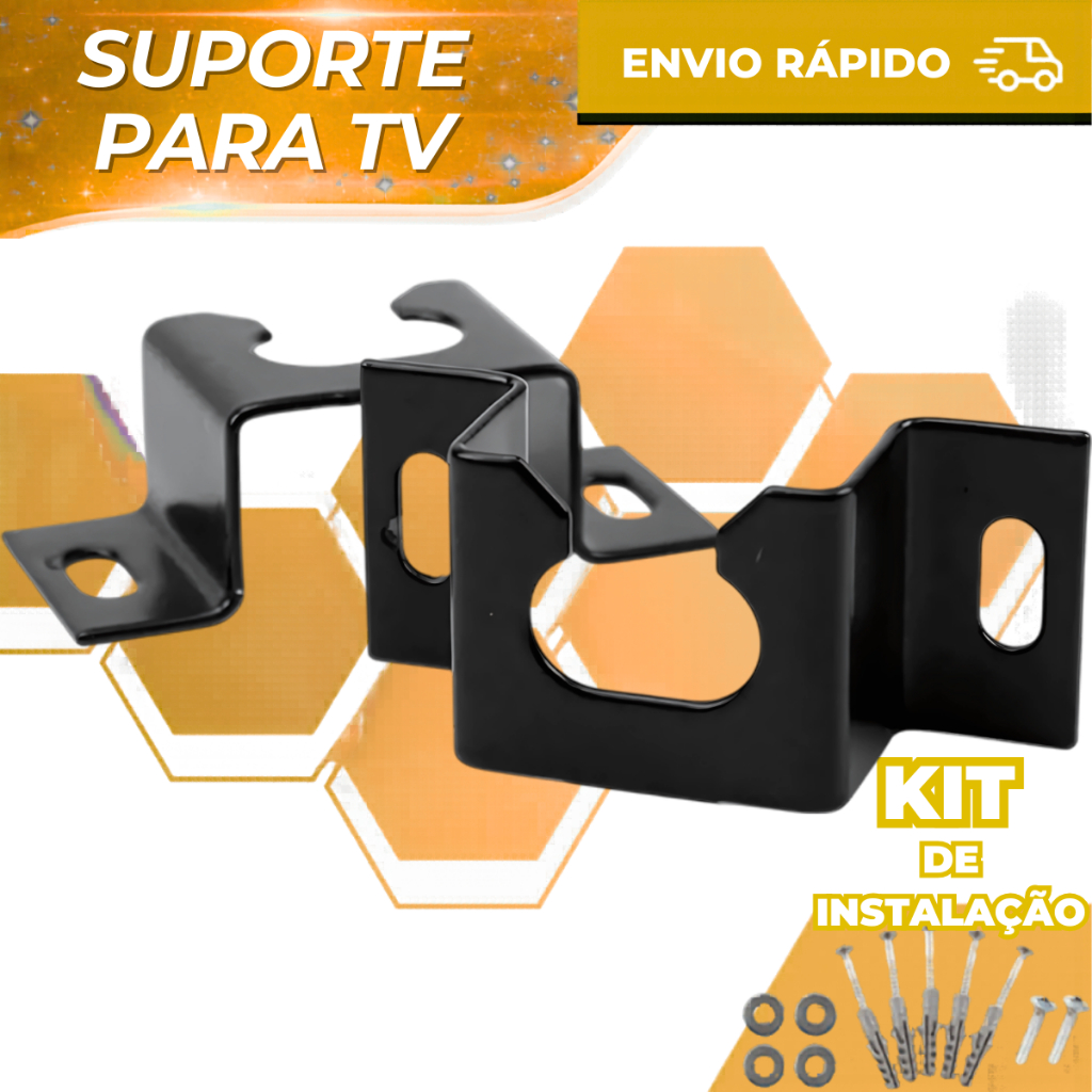 Suporte Fixo Universal Para Smart TV LED LCD 4K Parede Painel 10 24 32 43 50 55 60 75 85 Polegadas