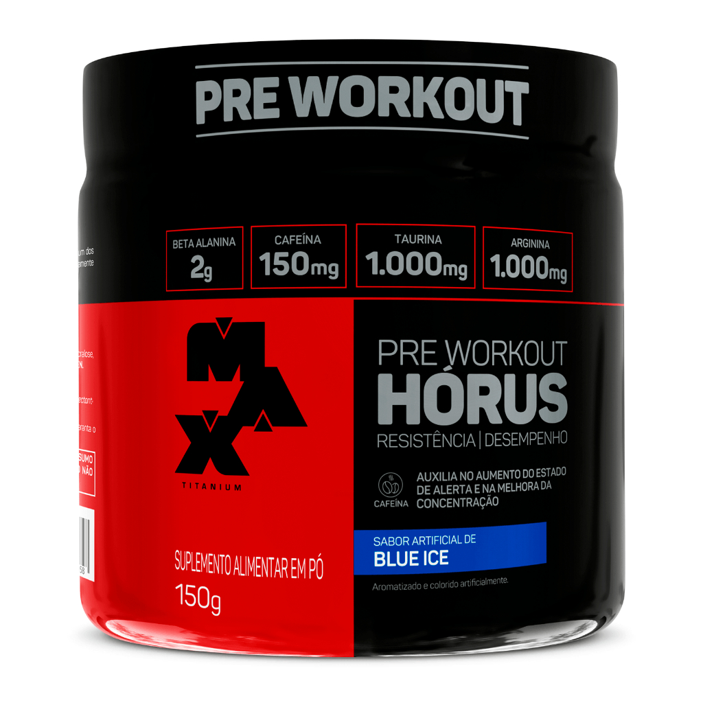 Imagem Pré Treino Horus 150g Max Titanium