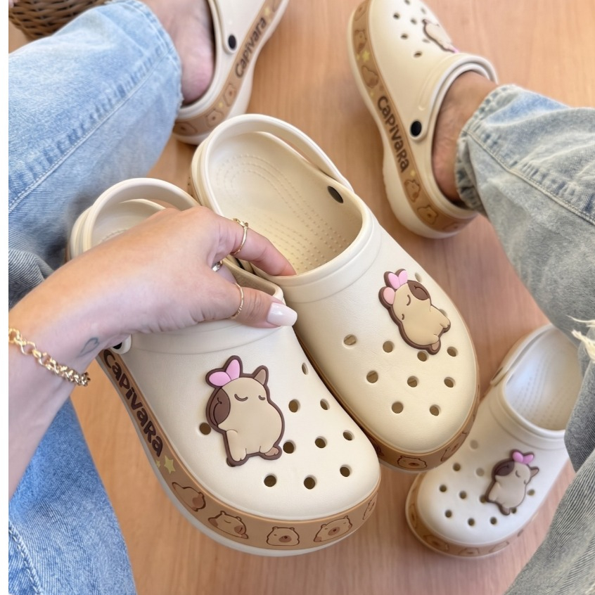 Sandália Juvenil Capivara Papete Chinelo Adulto Escolar Colegial Promoção Lançamento