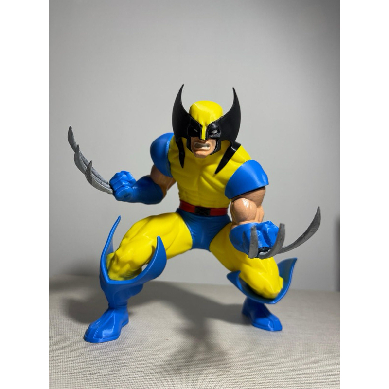 WOLVERINE, BONECO IMPRESSÃO 3D, X-MEN, 21cm, colecionador
