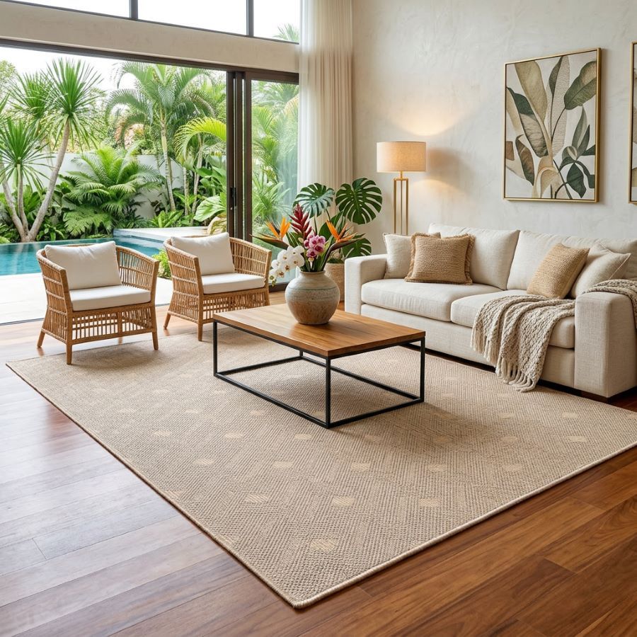Tapete Sisal 300x200 Grande Para Sala Quarto Escritório Decorativo Moderno Resistente Fácil Limpeza Alta Qualidade