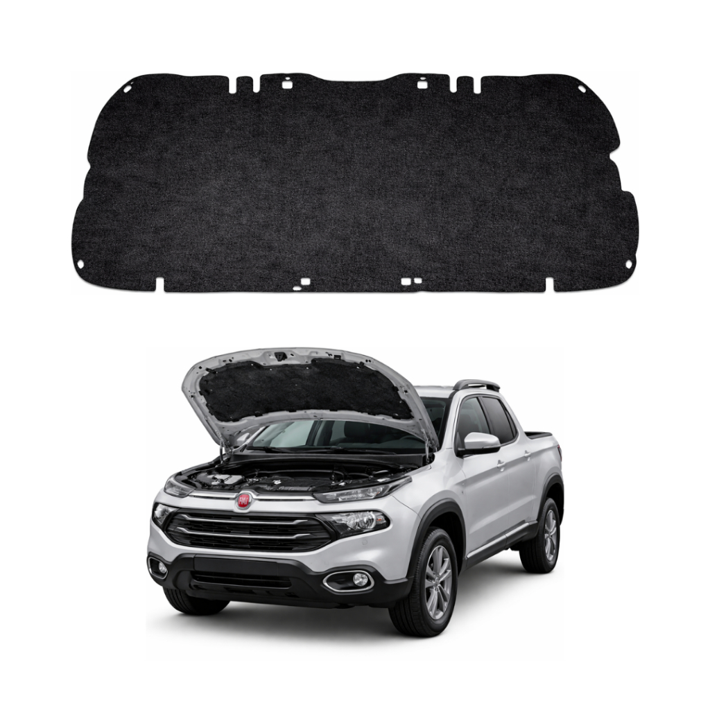 Manta Forro Capô Fiat Toro 2016 2017 2018 2019 2020 2021 2022 Autoadesiva Grud Capo Capu Capus Capuz