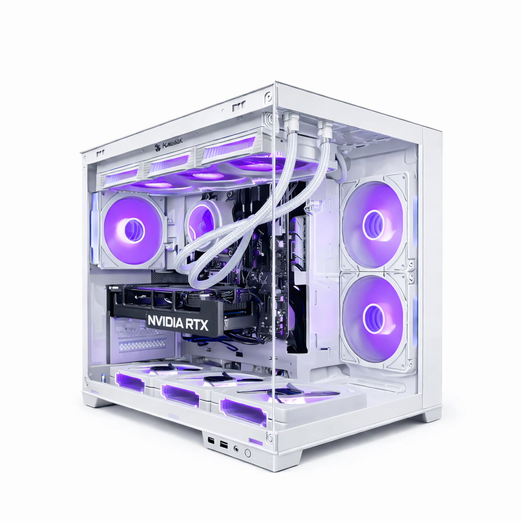 Pc Gamer Ice Ryzen 7 7800x3d B650m Rtx 5070 Ti 16gb Ddr5 1tb WC 360MM