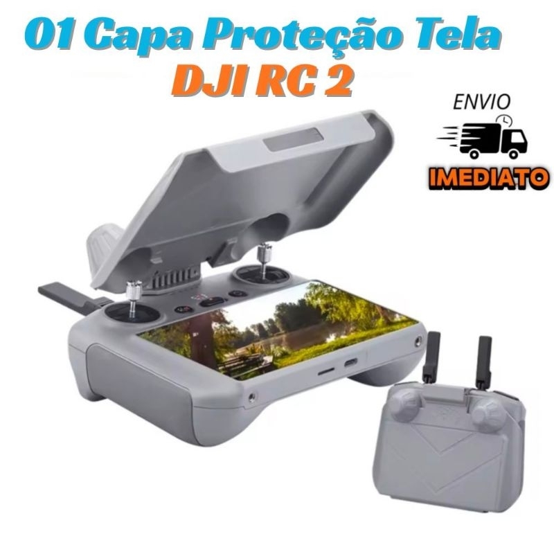Capa para Controle com TELA - DJI RC 2  Protetor para Controle DJI Neo, Neo 2, Mini 4 Pro, 5 Pro,Mavic 4 Pro, AIR 3S