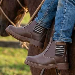 Bota Infantil MeninO Jeca Botinha Botina Galocha Moda Festa Junina Rodeio Solami