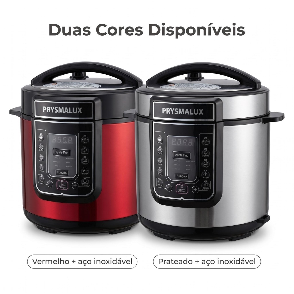 Panela de pressão elétrica, 5L/6L, aço inoxidável, antiaderente, fácil de limpar, prática e conveniente, envio imediato.