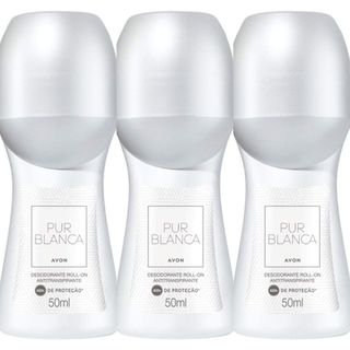Roll On Avon Pur Blanca Kit com 3/5/9 unidades (48 ml)- PRODUTO ORIGINAL