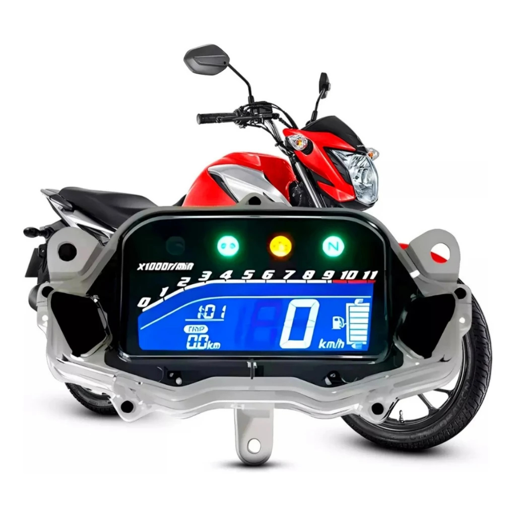 PAINEL COMPLETO MOTO HONDA BLACKOUT FAN TITAN 160 2015 2016 2017 2018 2019 2020 2021 2022 ESD EX