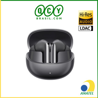 Fone de Ouvido QCY HT08 Melobuds Pro ANC Hi-Res Sem Fio Bluetooth 5.3 IPX5 7.5 Horas de Reprodução Cancelamento de Ruído