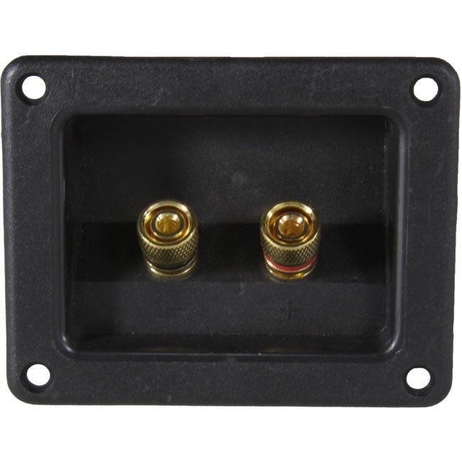 Conector Borne Quadrado Terminal Para Caixa Som Profissional