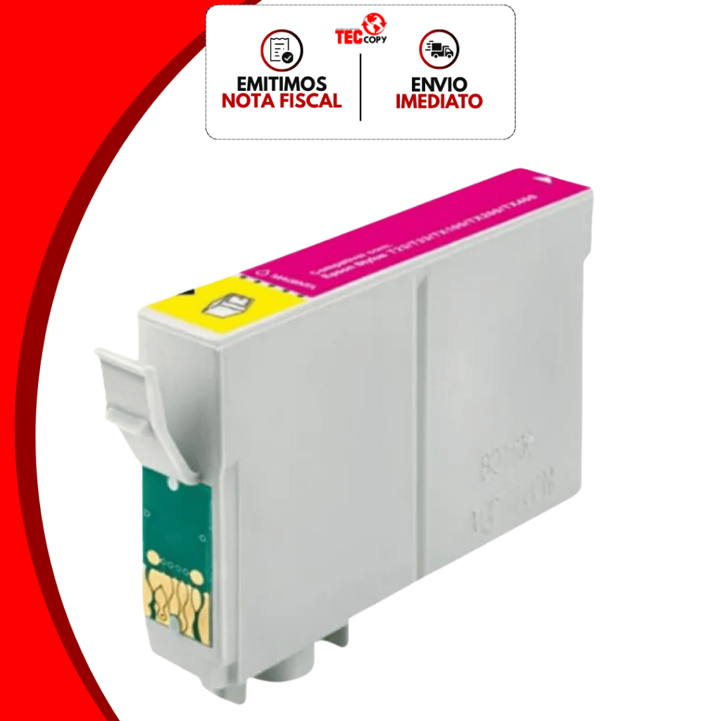 Cartucho Compatível T1333 T133 Magenta 12ml Para TX125 TX135 TX133 T25 T22 - Alta Qualidade