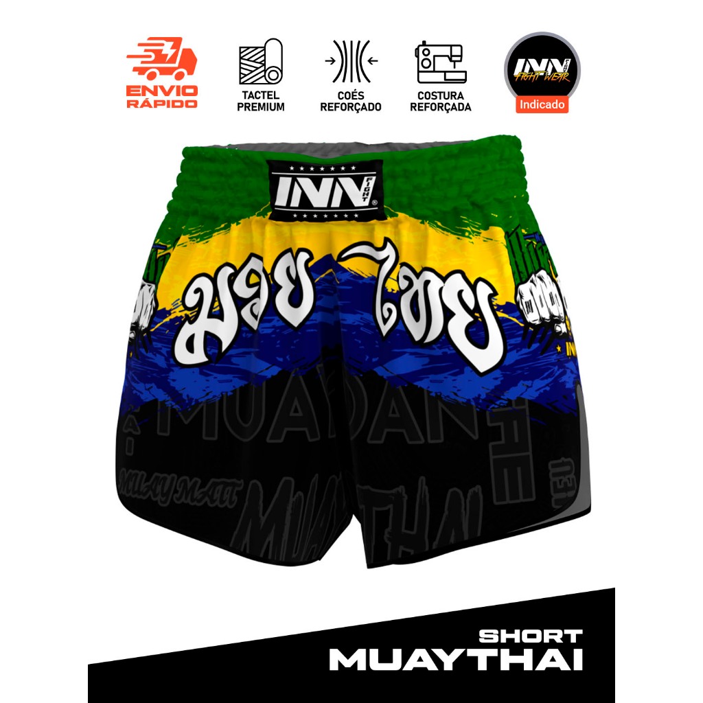 Short Muay Thai Champion Brazil Muay Thai Unissex