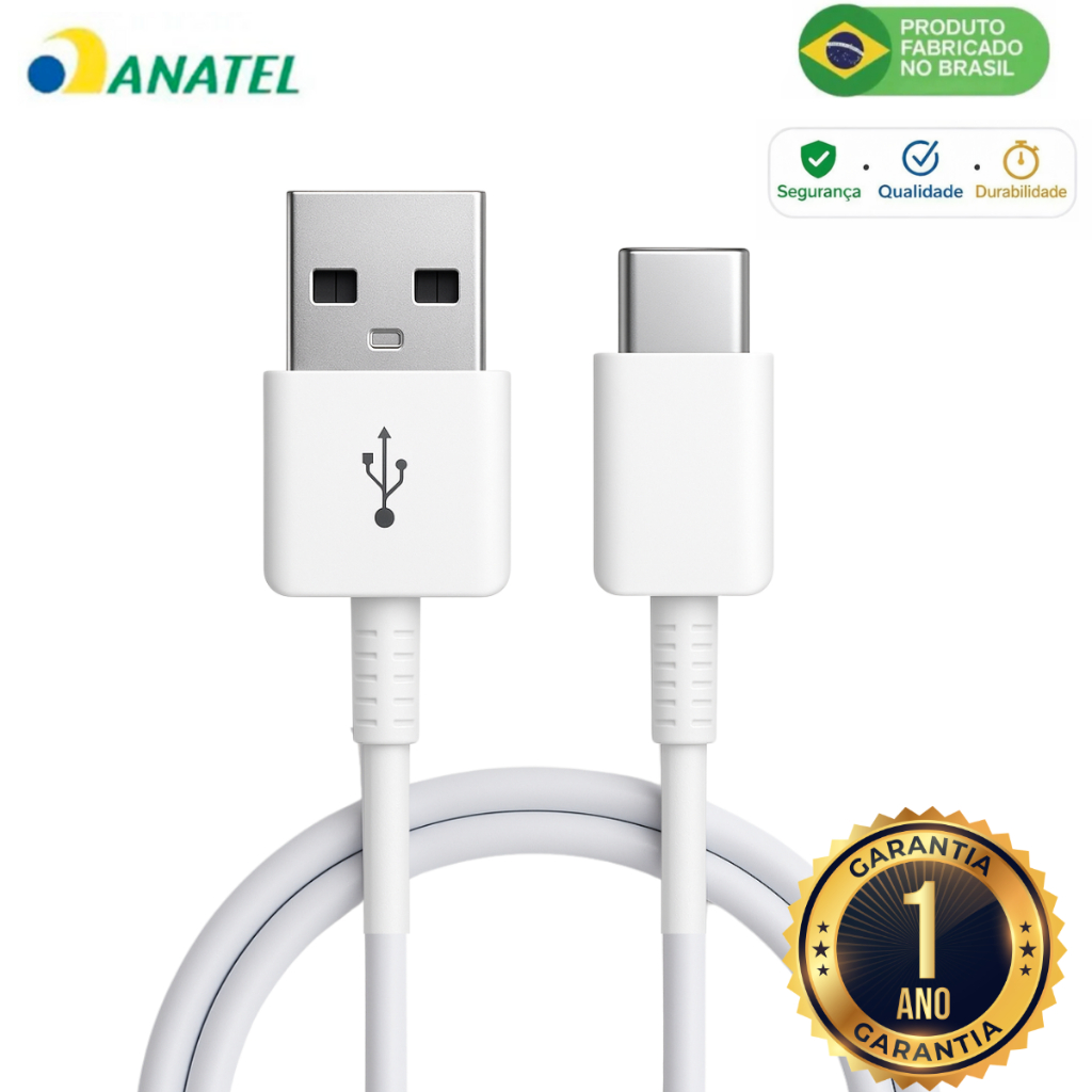 Cabo Usb C Turbo Samsung A04 A05 A06 A07 A14 A15 A16 A17 A24 A25 A26 A27 A35 A36 A55 A56 Original