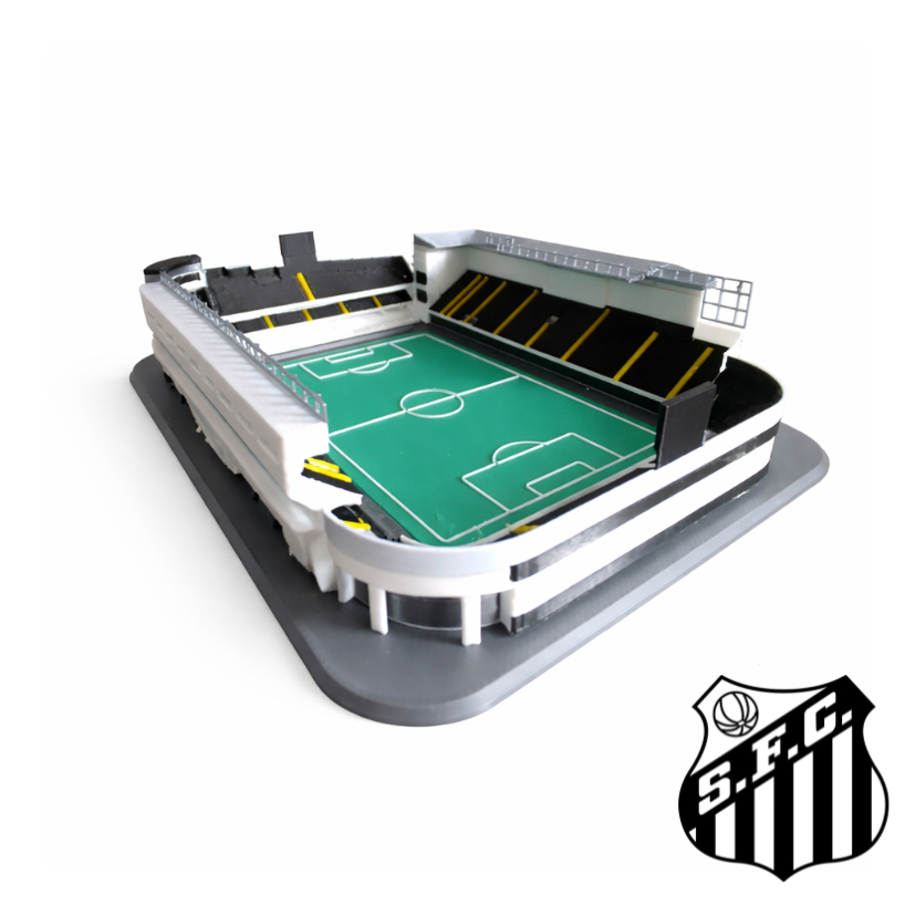 Miniatura Estádio do Morumbi - Maquete Decorativa Santos Futebol Clube