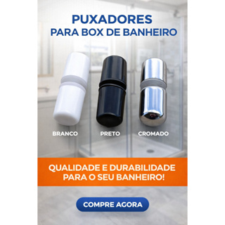 Puxador Para Box E Porta De Vidro Blindex em Oferta na Shopee