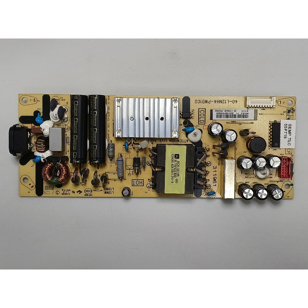 Placa da Fonte TV SEMP TOSHIBA TCL 55P715