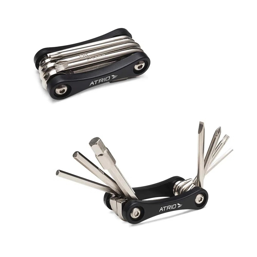 Kit Ferramentas Bike 9 Funções Atrio BI188 Chave Multifunção Portátil Manutenção Bicicleta