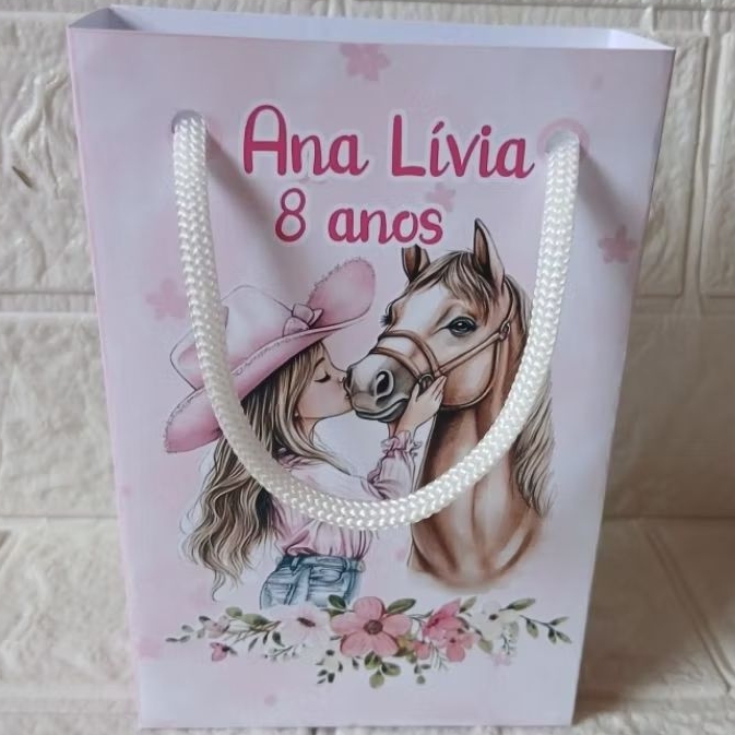 Sacolinhas Personalizadas Boiadeira |Lembrancinhas Surpresa |Festa Infantil