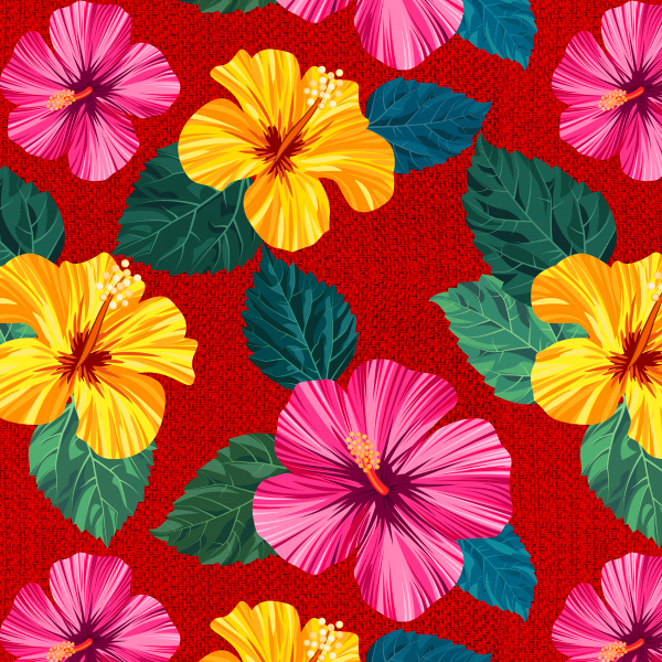 Tecido Tricoline Estampado Flores de Festa Junina Vermelho Pano Decoração Costura Patchwork