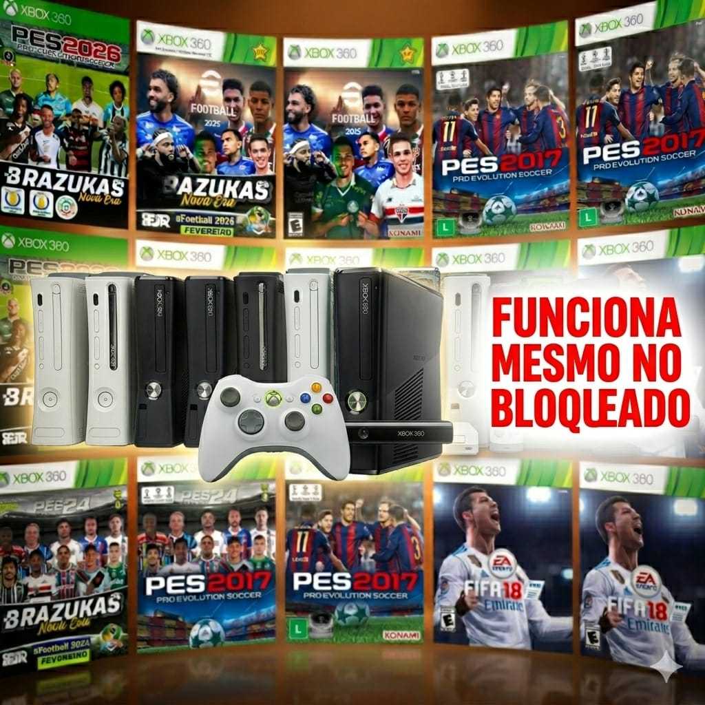 PENDRIVE XBOX 360 COLEÇÃO FUTEBOL