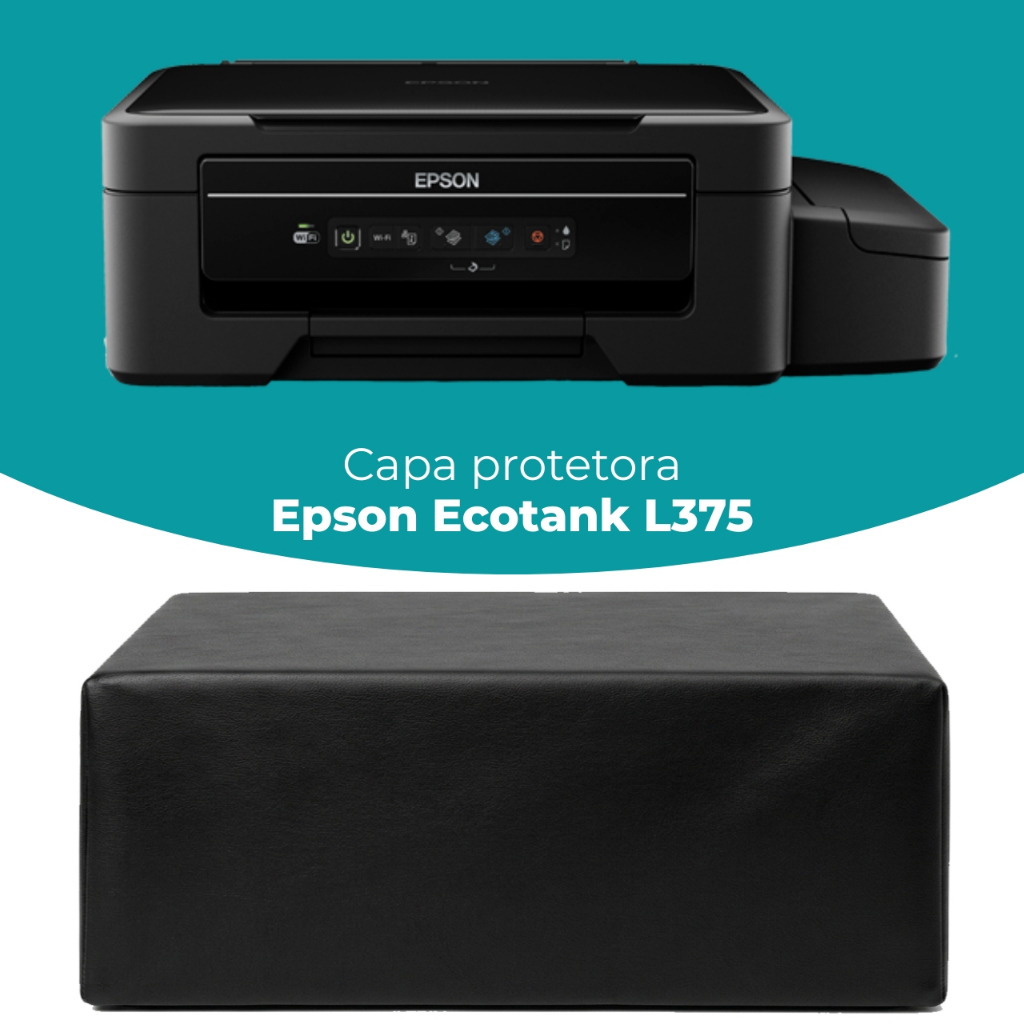 Capa Impressora Multifuncional Epson Ecotank L375 Impermeavel Reforçada Protege Sol Agua Poeira Pó