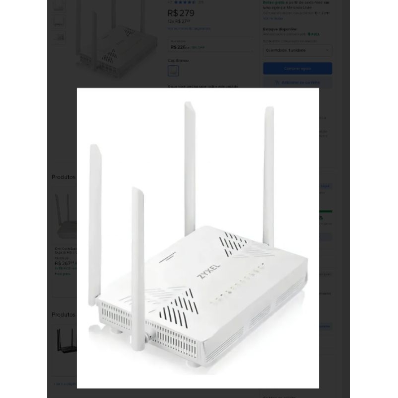 ONU ONT ZYXEL WI-FI 6 PX3321-T1 COM FONTES DESBLOQUEADAS.