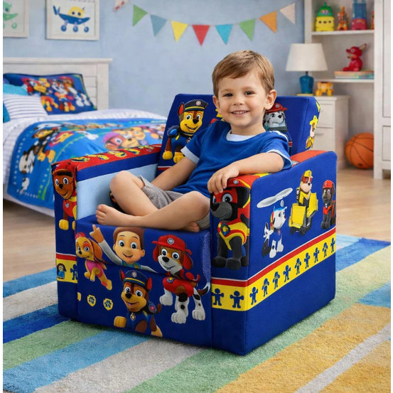 Poltrona Infantil Estampado – Decoração e Conforto para o Quartinho - Patrulha Canina