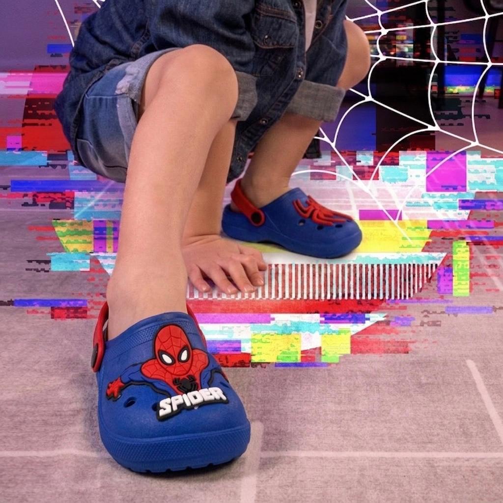 Papete Sandalia Masculino Infantil Aranha Anatômica Antiderrapante Leve Macio Escolar Creche Confort