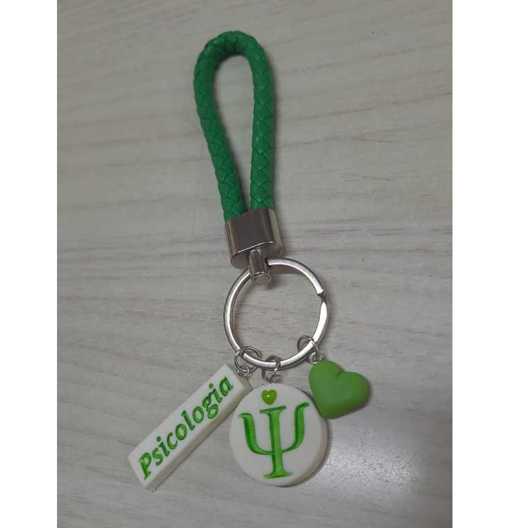 Chaveiro Profissões/ Psicologia/ Chaveiro Biscuit/ Artesanato/ Chaveiro Para PResentear