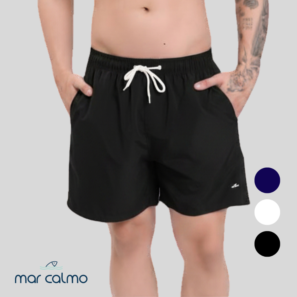SHORT TACTEL ELASTANO PREMIUN CADARÇO CRU 3 BOLSOS LISO CORRIDA CAMINHADA ACADEMIA MODA PRAIA MAURICINHO