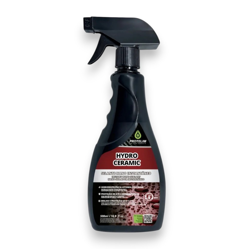 Hydro Ceramic Protelim 500ml Proteção Sio2 Brilho Instantâneo