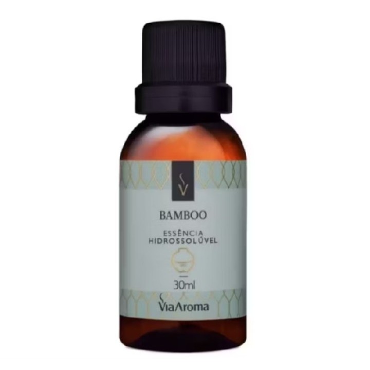 Essência Bamboo Hidrossolúvel 30ml Via Aroma- Base de água p Aromatizador-Difusor-Umidificador Ultrassônico