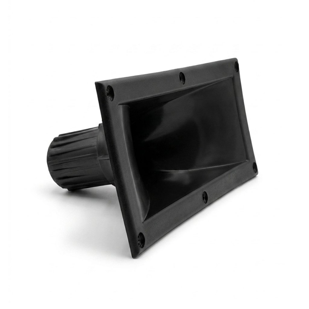 Corneta Retangular Cone LC 23-25 Preta Para Driver Som Profissional