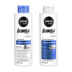 Kit Shampoo e Condicionador SOS Bomba Original 300ml Salon Line
