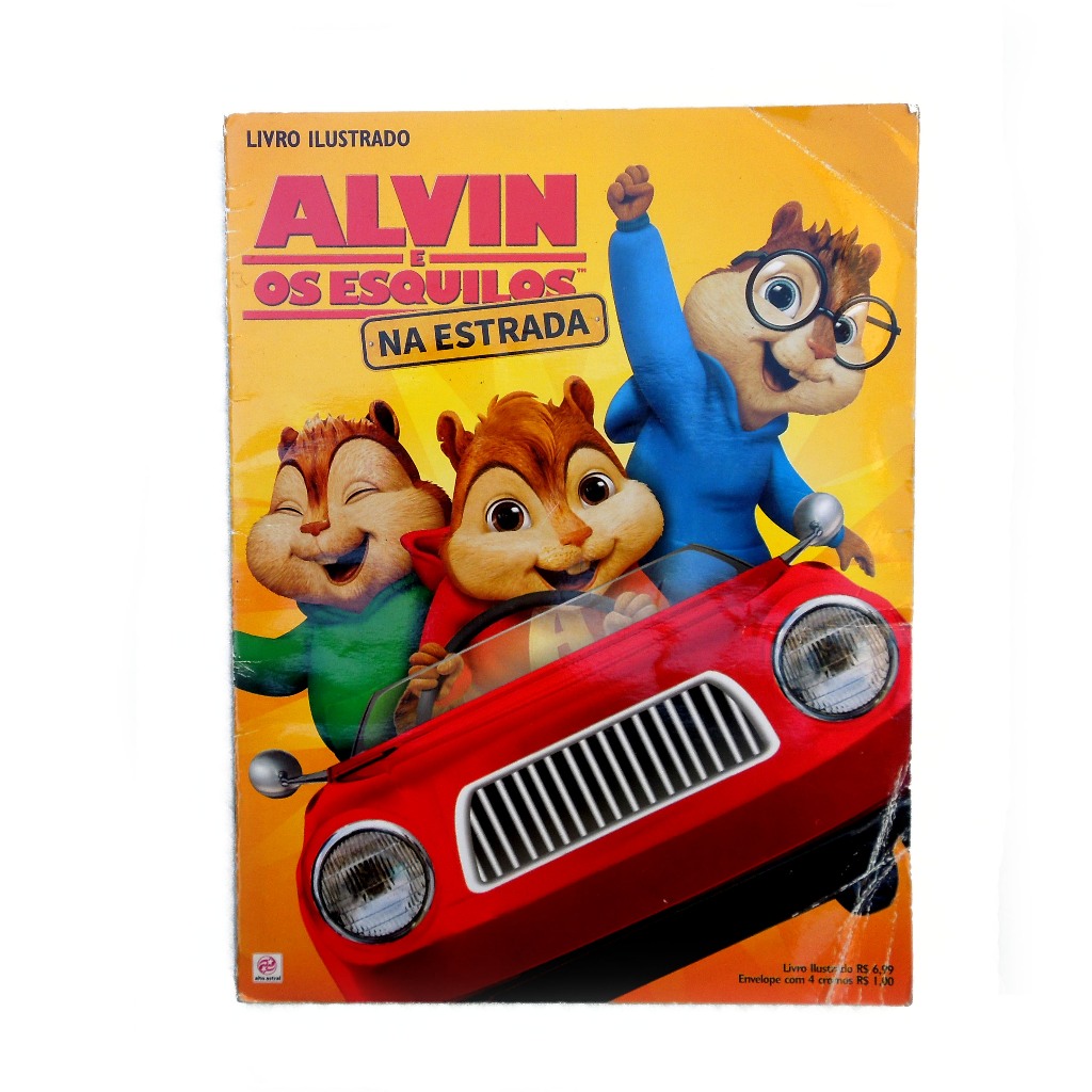 Album de figurinhas - Alvin (os esquilos na estrada) - 2016