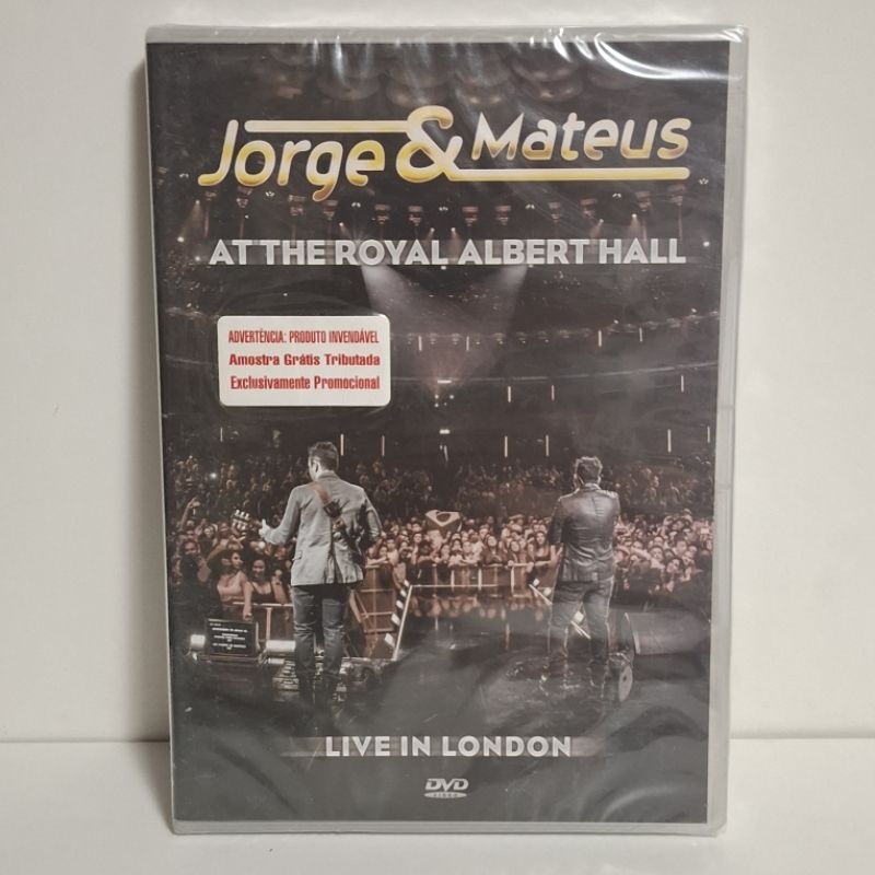 DVD Jorge E Mateus Live In London NOVO LACRADO