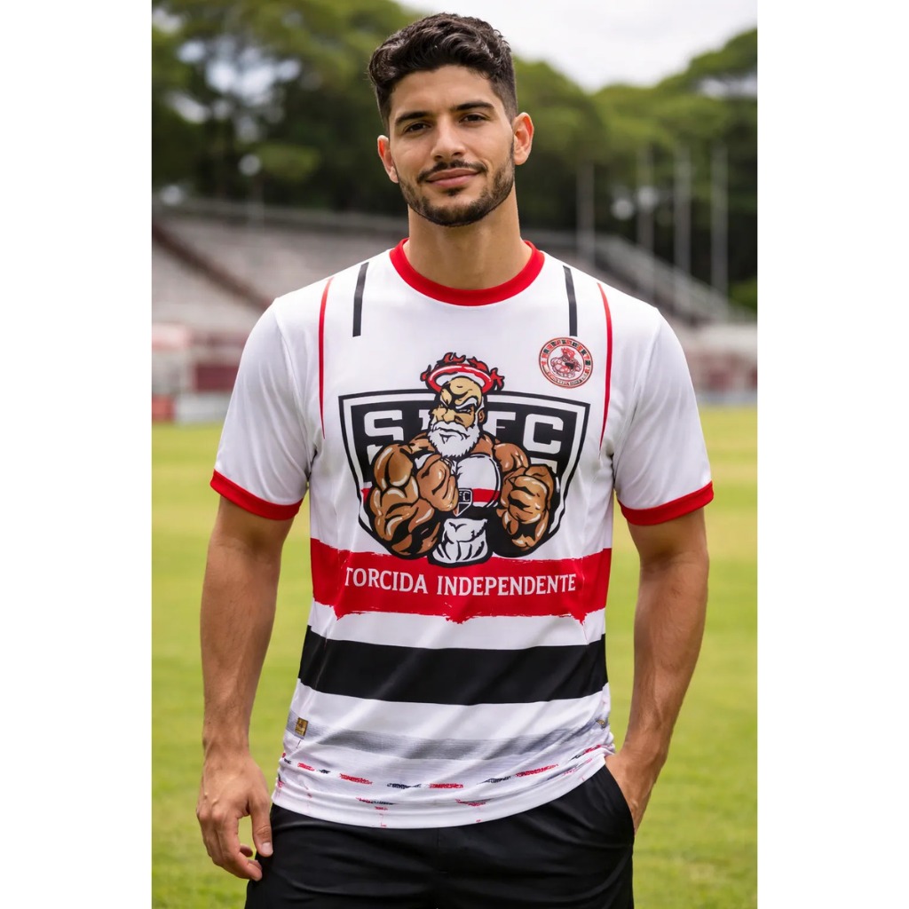 Camisa Torcida Organizada Independente Tricolor