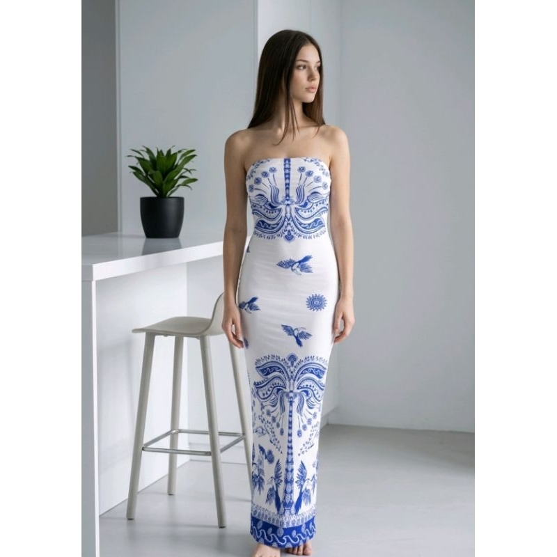 Vestido Tomara k Caia Tropical Tendência