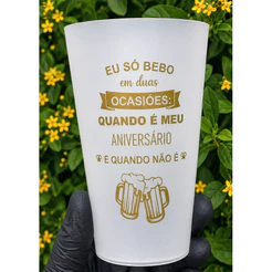 Kit Copo Eco Personalizado 300ml- Brindes Festas Aniversario lembrancinha casamento